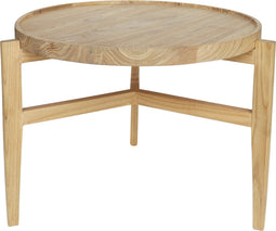 Urban Nature Culture Bijzettafel Dizain sunkay hout Ø53.3 x 41.1cm hoog