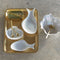 Urban Nature Culture Bowl Fish, Mother Of Pearl 20cm White / Ceramic