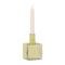 Urban Nature Culture Candle holder Cubico Pale Green Green / Recycled glass
