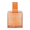 Urban Nature Culture Candle holder Cubico Pumpkin Orange / Recycled glass