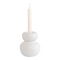 Urban Nature Culture Candle holder Due Sorelle, C White / Ceramic