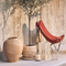 Urban Nature Culture Candle holder Nuria White / Aluminium