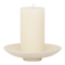Urban Nature Culture Candle holder Nuria White / Aluminium