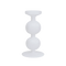 Urban Nature Culture Candle holder recycled glass Bulb, 25cm White / Recycled glass