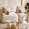 Urban Nature Culture Cushion Capelli Natural / 100% wool / cotton duck back