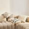 Urban Nature Culture Cushion Ricamare Off White White / Cotton canvas/linen