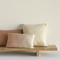Urban Nature Culture Cushion Sameru Natural / Silk / cotton duck