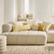 Urban Nature Culture Cushion Unero Natural / Silk / cotton duck