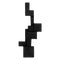 Urban Nature Culture Decorative object Aosta Black / Metal vasted