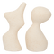 Urban Nature Culture Decorative object Merla, Set of 2 Natural / Ecomix