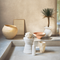 Urban Nature Culture Decorative pot Sandia, XL Natural / Cotton maché