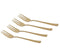 Urban Nature Culture - Gebaksvorkjes - Goud - Set van 4 vorkjes