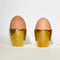 Urban Nature Culture Good Morning egg cup, Set of 2, in gift pack Gold / Ceramic