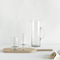 Urban Nature Culture Jug Hammered Transparent Transparant / Recycled Glass
