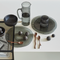 Urban Nature Culture Jug Recycled Glass, Ebony Dark grey / Recycled Glass