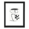 Urban Nature Culture Photo frame Floating Minimalism Black, S Black / MDF