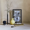 Urban Nature Culture Photo frame Floating Minimalism Double, Black Black / MDF