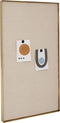 Urban Nature Culture prikbord beige/ messing 45x80x3,5cm