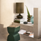 Urban Nature Culture Side table Corvo Laurel Green / Mango wood