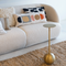 Urban Nature Culture Side table M, Gold Gold / Aluminium