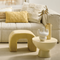 Urban Nature Culture Side table Puglia Yellow / Ceramic