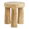Urban Nature Culture Stool Donna, L Natural / Mahogany wood