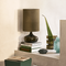 Urban Nature Culture Table lamp Luz Kalamata Green / Recycled glass / cotton shade