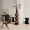 Urban Nature Culture Vase XL Anthracite Anthracite / Cotton maché
