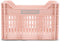 Urban Proof Click Fietskrat 30 Liter Gerecycled Kunststof Pastel Pink