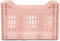 Urban Proof Click Fietskrat 30 Liter Gerecycled Kunststof Pastel Pink