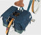 Urban Proof Dubbele fietstas - Gerecycled - 40 liter - Blauw/groen