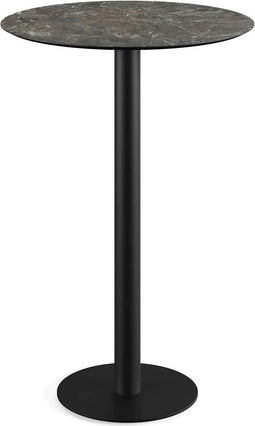 Urban Statafel Zwart Frame + Galaxy Marble HPL 70 cm - Essentials 130041570