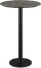 Urban Statafel Zwart Frame + Galaxy Marble HPL 70 cm - Essentials 130041570