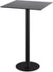 Urban Statafel Zwart Frame + Zwart HPL 70x70 cm - Essentials 130041077