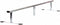 Urban Street Ramps Flatbar Grindrail 185 Cm Zilver