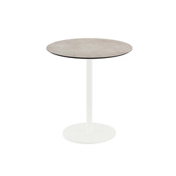 Urban Terrastafel wit frame + Moonstone HPL Ø70 cm