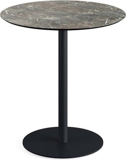 Urban Terrastafel Zwart Frame + Galaxy Marble HPL 70 cm - Essentials 130011570