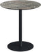 Urban Terrastafel Zwart Frame + Galaxy Marble HPL 70 cm - Essentials 130011570