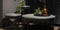 UrbanSofa Plantentafel Andalusie Silver rond 40 cm met onderblad