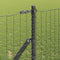 vidaXL - Hekpalen - 13 - stuks - Grijs - Ø32 - mm - 170 - cm - Gegalvaniseerd - Staal