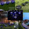 Solar Lights voor Buiten - Zeer sterke Solar Floor Light - Pack van 4 - LED - Tuin decoratie - IP65 Waterproof - LED Lichten - Warm Wit en blauw Floor Light