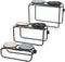 District 70 BUTLER - Verhoogde Voerbakstandaard - Handgemaakt van staal - Large 50,5 x 23 x 36,5 cm
