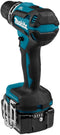 Makita DHP485RFJ - Klopboor-/schroefmachine - 18V met 2 accu's en snellader (2 stuks)