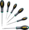 Stanley FatMax - 6-Delige Schroevendraaierset Torx TT10 TT15 TT20 TT25 TT30 TT40 - Ergonomische handgreep - Zwart Grijs