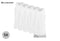 Milanoro - Set van 5 extra lange heren singlets - 100% katoen - Wit - XL (5 stuks)