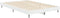 vidaXL - Bedframe - bewerkt - hout - wit - 120x190 - cm