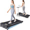 UREVO 3S slimme loopband, automatische helling van 9 niveaus, snelheid van 0,8-6KM/u, belasting 120 kg, LED-display, app-bediening