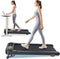 UREVO 3S slimme loopband, automatische helling van 9 niveaus, snelheid van 0,8-6KM/u, belasting 120 kg, LED-display, app-bediening
