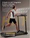 UREVO URTM006 Opvouwbare Mini Loopband, Max Snelheid 1-10km/h, Loopoppervlak 105*40cm, Max Belasting 100kg, 12 Ingebouwde HIIT Programma's