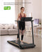UREVO URTM006 Opvouwbare Mini Loopband, Max Snelheid 1-10km/h, Loopoppervlak 105*40cm, Max Belasting 100kg, 12 Ingebouwde HIIT Programma's